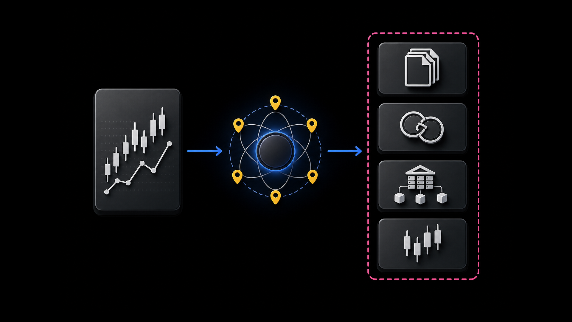 At-context tokens expanding to live symbol and strategy values at send time